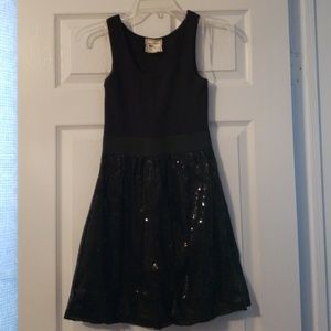 Sequence black dress size S